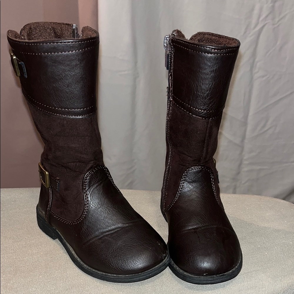 Chic Dark Brown Knee-High Boots